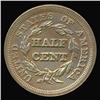 Image 2 : 1853 Half Cent Coin Choice UNC (COI-4958)
