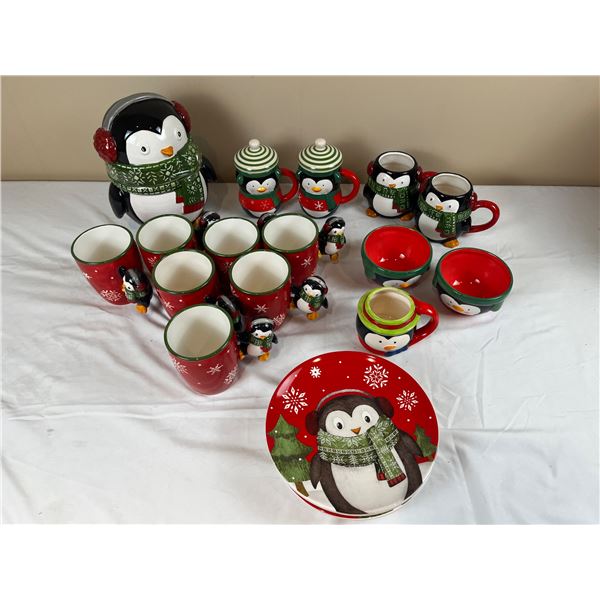 Christmas Penquin Dishes