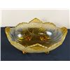 Image 1 : Vintage Jeanette Glass Amerina Flashed Footed Bowl