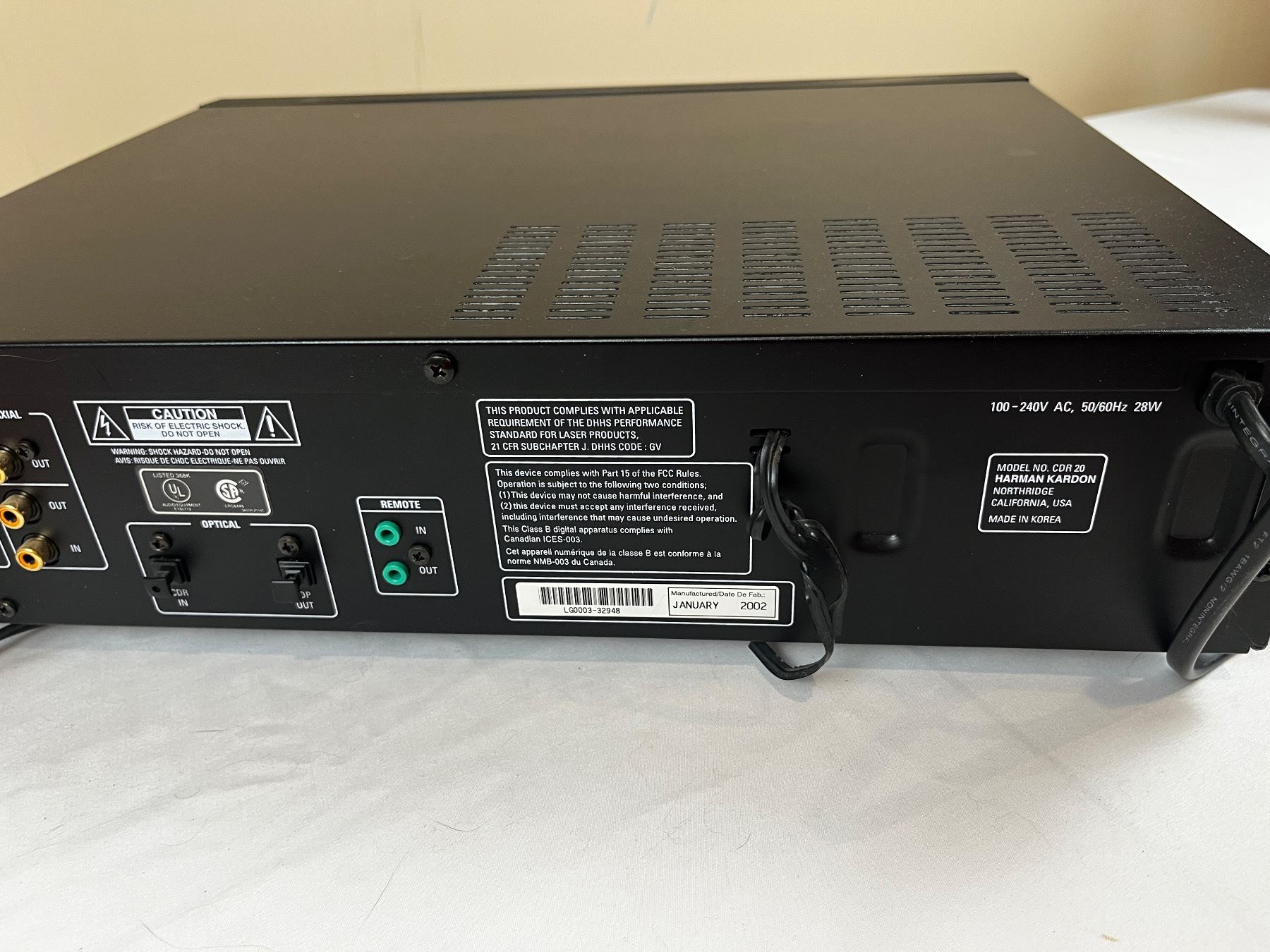 Harman Kardon Receiver - Sunrise Estate Services Ltd