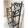 Image 3 : Cast Iron Bakers Rack with grape vine design - folds