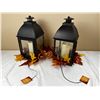 Image 1 : 2 - Metal Harvest Candle Lanterns