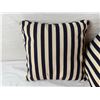 Image 2 : Navy Striped Cushions