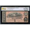 Image 1 : 1864 $5 T-69 Confederate PCGS 30PPQ