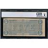 Image 2 : 1864 $5 T-69 Confederate PCGS 30PPQ