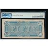 Image 2 : 1864 $50 T-66 Confederate PMG 58EPQ