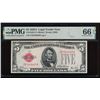 Image 1 : 1928A $5 Legal Tender Note PMG 66EPQ