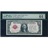 Image 1 : 1928 $1 Legal Tender Note PMG 64