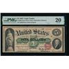 Image 1 : 1863 $5 Legal Tender Note PMG 20