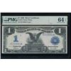1899 $1 Black Eagle Silver Certificate PMG 64EPQ