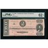 Image 1 : 1864 $2 T-70 Confederate PMG 62EPQ