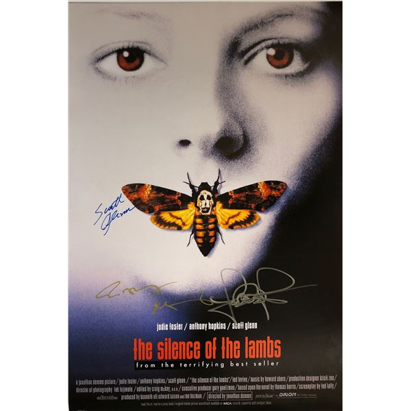 Silence of the Lamb Jodie Foster Signed Poster