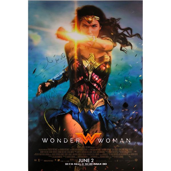 Wonder Woman Gal Gadot Signed Poster
