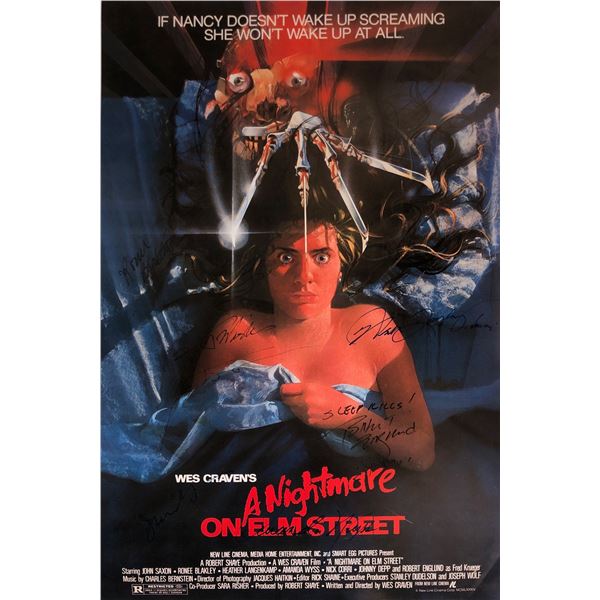 Nightmare on Elm Street Signed Poster