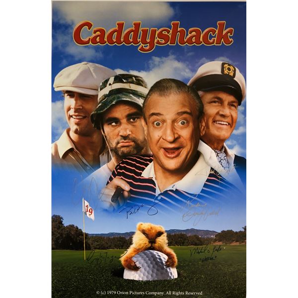 Caddyshack Chevy Chase Signed Poster