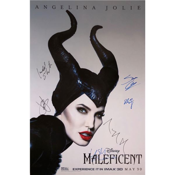 Maleficent Angelina Jolie Signed Poster