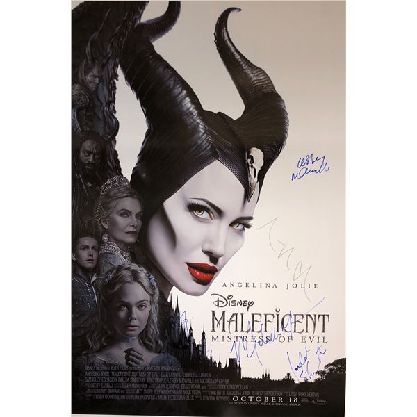 Maleficent 2 Angelina Jolie Signed Poster