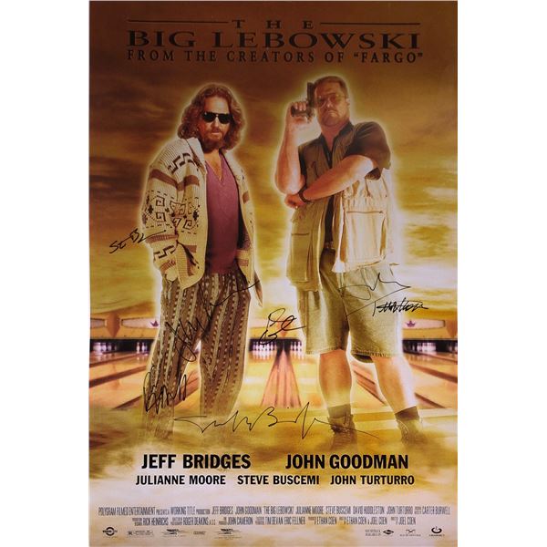 Big Lebowski Jeff Bridges Signed Poster