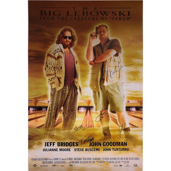Big Lebowski Jeff Bridges Signed Poster