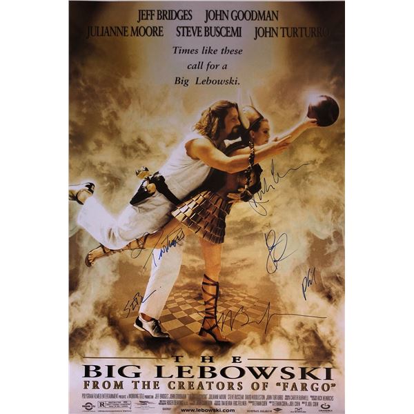 Big Lebowski Jeff Bridges Signed Poster
