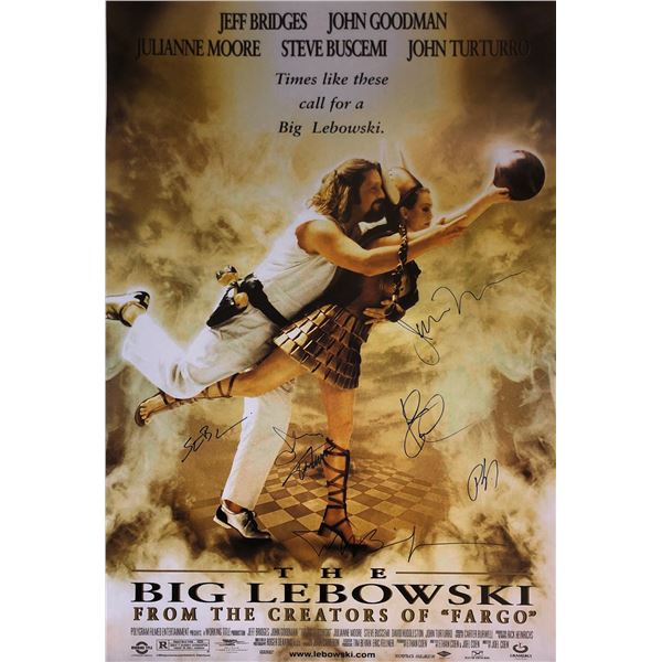 Big Lebowski Jeff Bridges Signed Poster