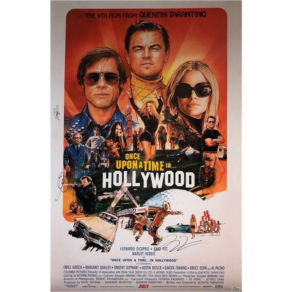 Once Upon a Time in Hollywood Signed Poster