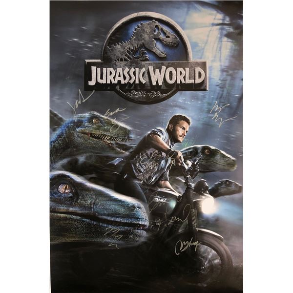 Jurassic World Chris Pratt Signed Poster