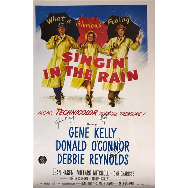 Singin In the Rain Signed Poster