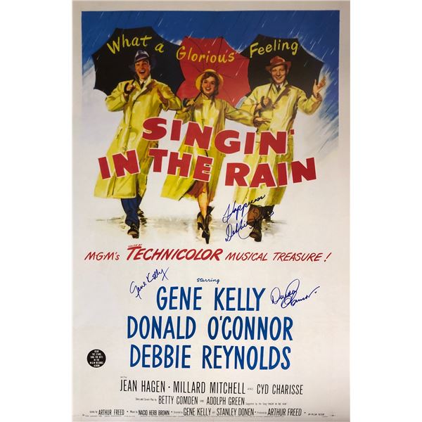 Singin In the Rain Signed Poster