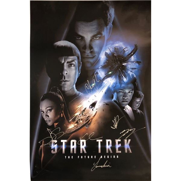 Star Trek Future Begins Signed Poster