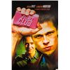 Image 1 : Fight Club Brad Pitt Signed Poster
