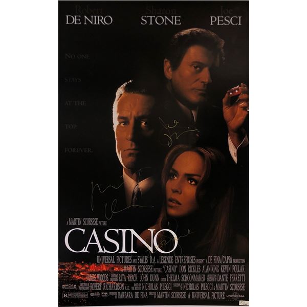 Casino Sharon Stone Signed Poster