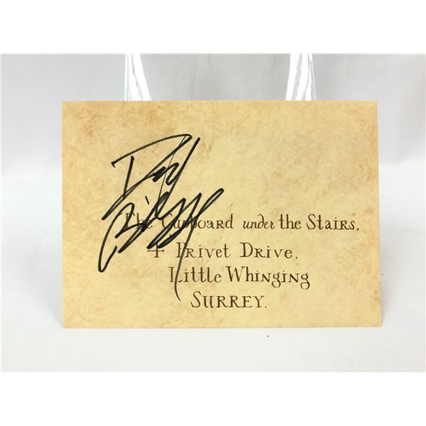 Harry Potter Daniel Radcliffe Signd Letter