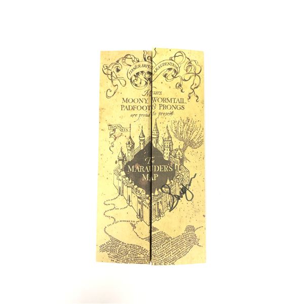 Harry Potter Emma Watson Signd Map