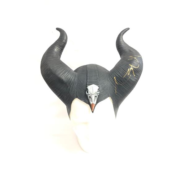 Maleficent Angelina Jolie Signed Helmet