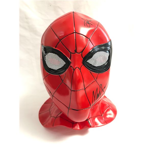 Spiderman Tom Holland Signed Mask