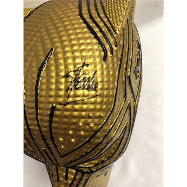 Black Panther Chadwick Boseman Signed Helmet