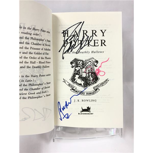 Harry Potter JK Signed Deathly Hallows Book