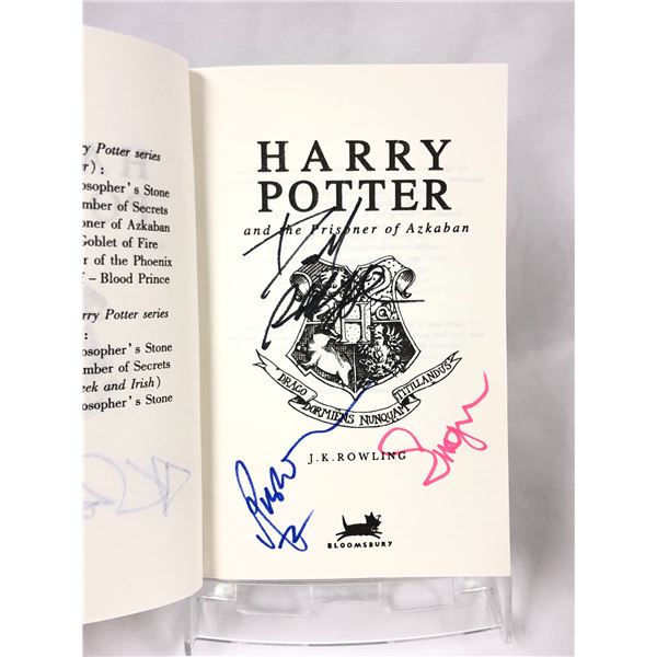 Harry Potter JK Signed Prisoner of Azkaban Book