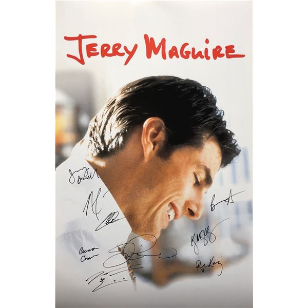 Jerry Maguire Poster Tom Cruise Renee Zellweger Autographed Signed