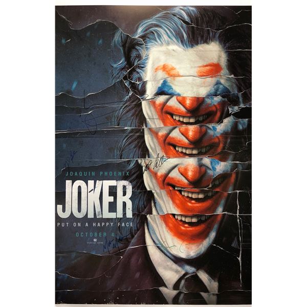 Joker 2019 Poster Joaquin Phoenix Autographed Signed
