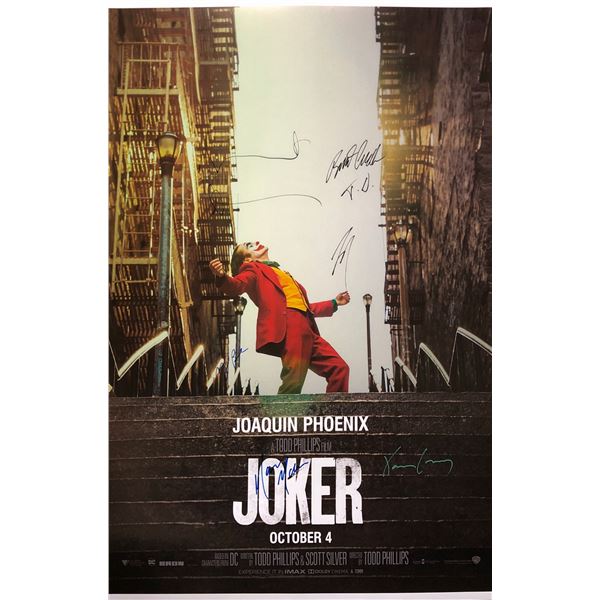 Joker 2019 Poster Joaquin Phoenix Autographed Signed