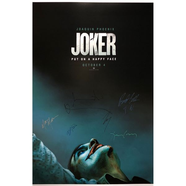 Joker 2019 Poster Joaquin Phoenix Autographed Signed