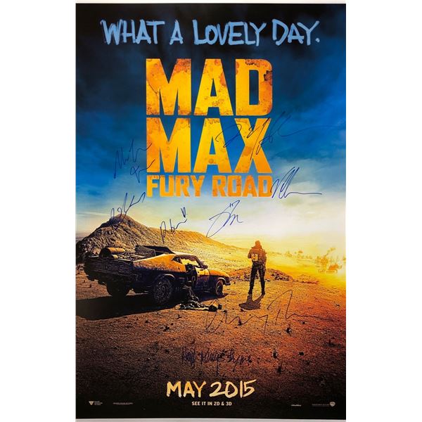 Mad Max Tom Hardy Poster Autographed Signed