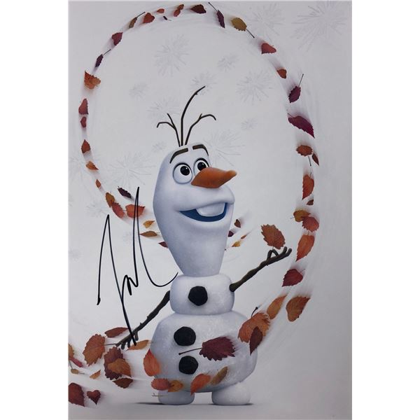 Frozen 2 Olaf Photo Josh Gad Autographed Signed