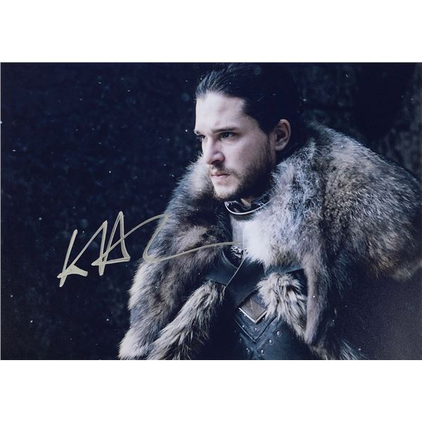 Game of Thrones Photo Kit Harington Autographed Signed