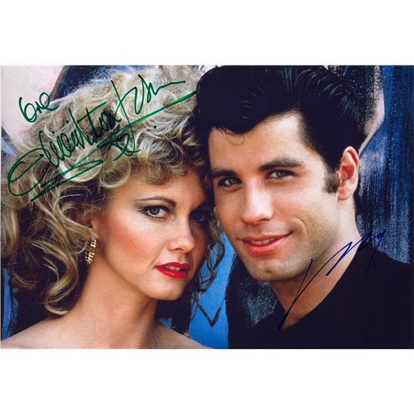 Grease Photo John Travolta Autographed Signed