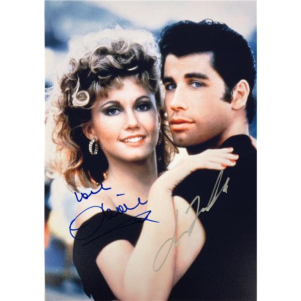 Grease Photo John Travolta Autographed Signed