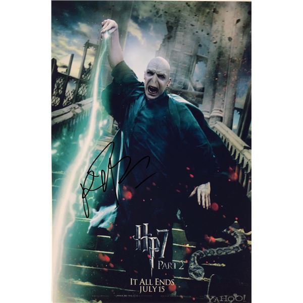 Harry Potter Photo Ralph Fiennes Autographed Signed