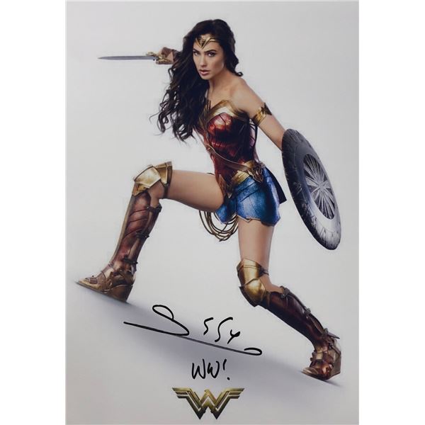 Wonder Woman Gal Gadot Photo Autographed Signed